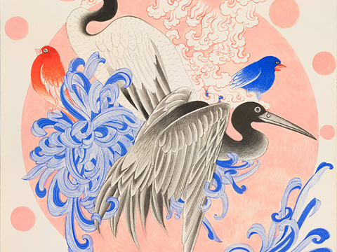  动物装饰画 挂画 装饰画 新中式画 