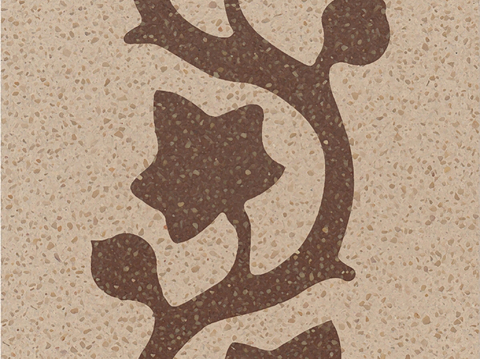  灰色现代简约水磨石花砖贴图 