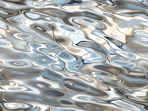  现代水波纹金属 