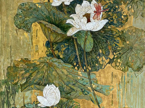  中式装饰画挂画贴图 