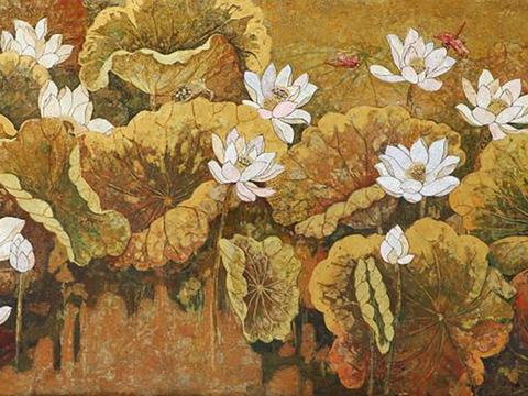  中式装饰画挂画贴图 