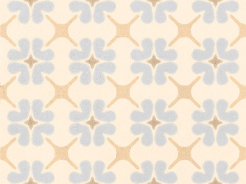  米色现代简约花砖贴图 