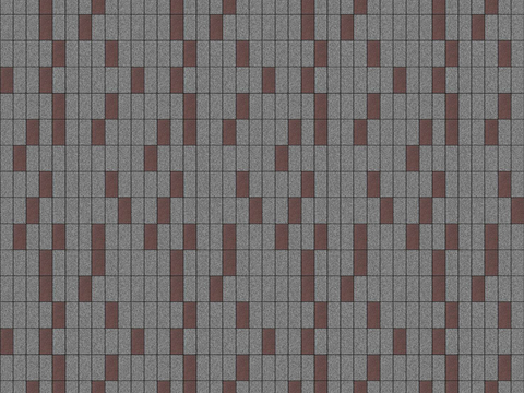  现代景观铺装 户外广场地砖 拼色铺装 