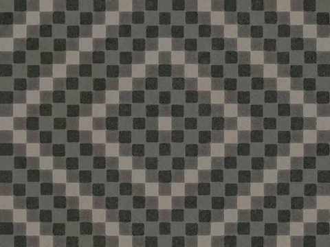  黑色现代简约花砖贴图 