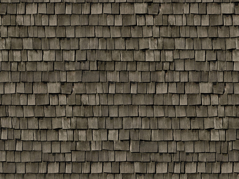  无缝做旧别墅建筑屋顶防腐木瓦片 