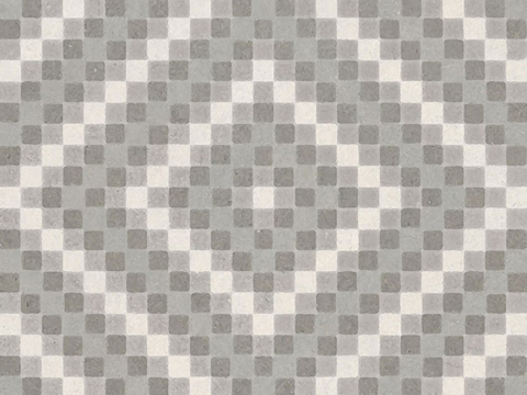  灰色现代简约花砖贴图 