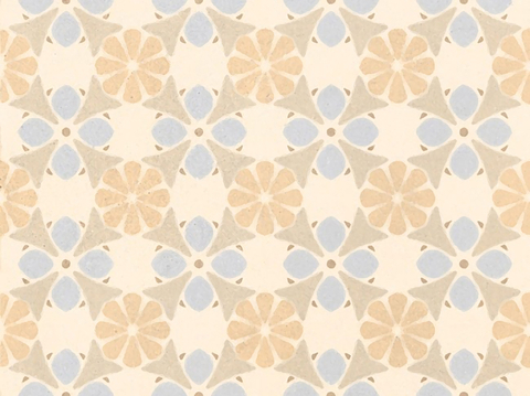  米色现代简约花砖贴图 