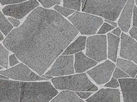  无缝户外碎拼地面贴图 