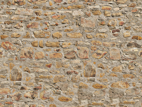  无缝室外建筑岩石块石材墙砖墙面地面 