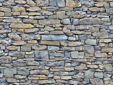  无缝室外建筑岩石块石材墙砖墙面地面 