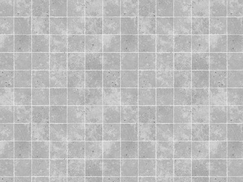  现代灰色水泥方格地砖 