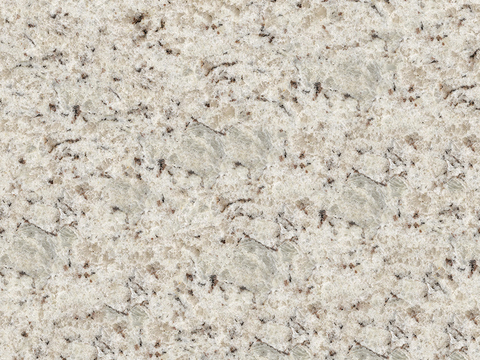  无缝米白色水磨石花岗岩石材 