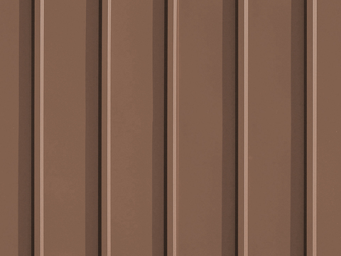  无缝建筑屋顶彩钢金属铁皮波浪瓦片 