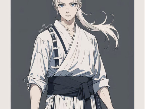  卡通动漫人物装饰画贴图 