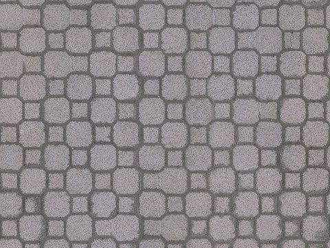  弹石 马蹄砖 广场砖 碎石铺地 