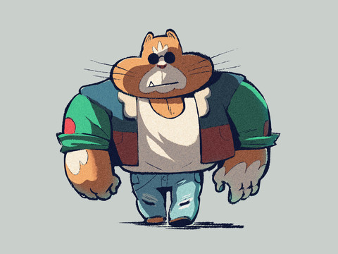  卡通动漫人物装饰画贴图 