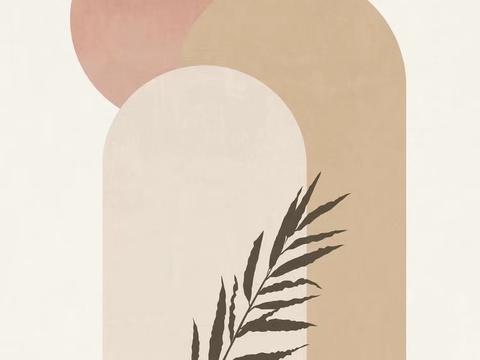  诧寂风现代装饰画贴图 