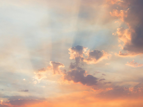  现代黄昏天空贴图 