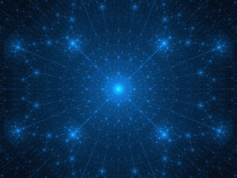  现代科技电子屏 宇宙星河 