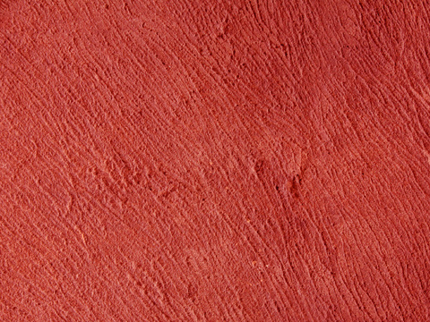  红色拉毛肌理漆 