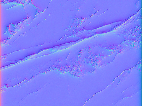  大理石石材法线凹凸 