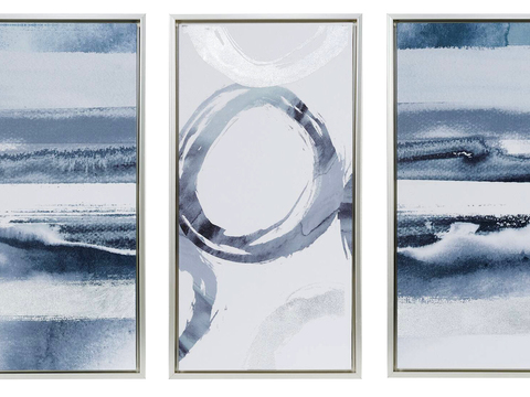  现代风格水彩装饰画贴图 