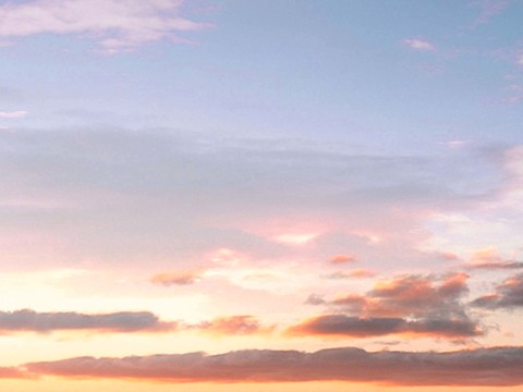  黄昏夕阳天空 傍晚晚霞外景天空 