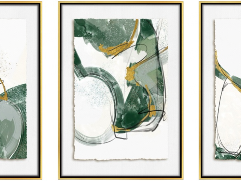  超清中式装饰画贴图 