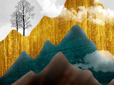  超清中式装饰画贴图 