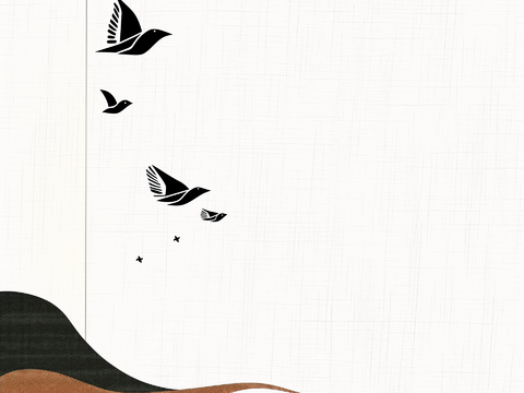  中式禅意画贴图 