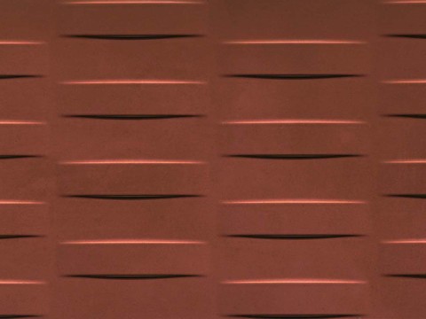  红色凹凸艺术砖 