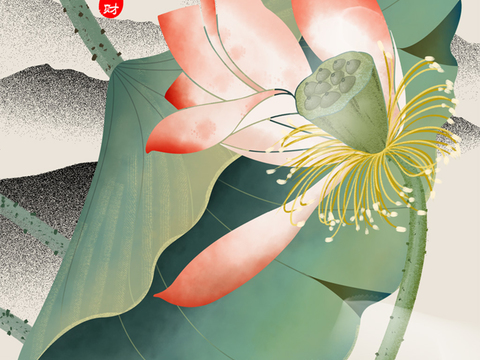  超清水彩装饰画贴图 