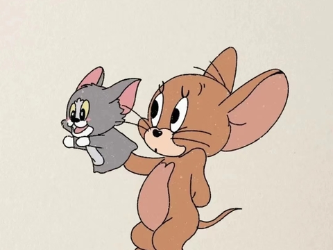  猫和老鼠装饰画贴图 