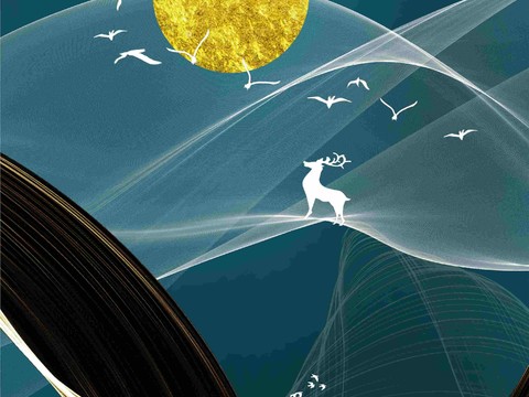  轻奢金箔装饰画 