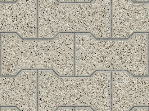  无缝大理石石材拼花地砖人行道路地面广场铺贴 