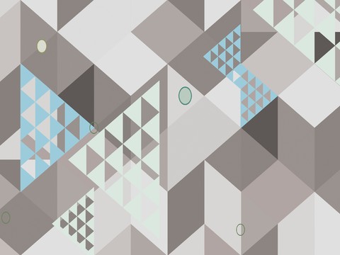  现代几何壁纸 