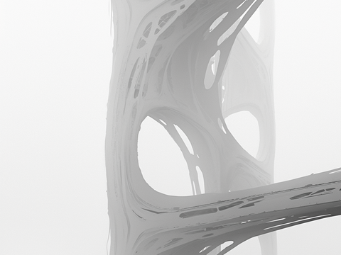  黑白概念建筑挂画 