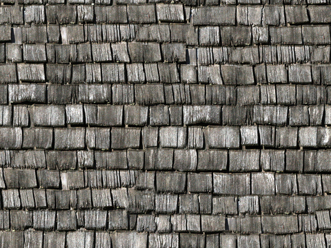  无缝做旧别墅建筑屋顶防腐木瓦片 