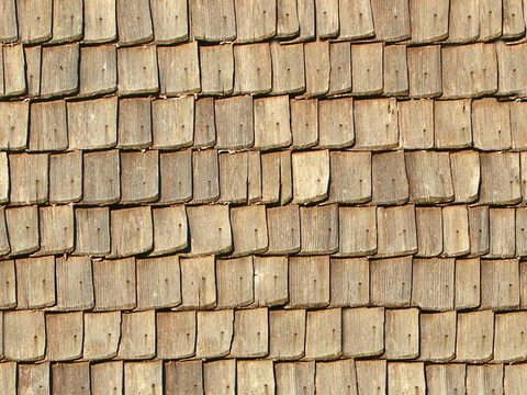  无缝做旧别墅建筑屋顶防腐木瓦片 