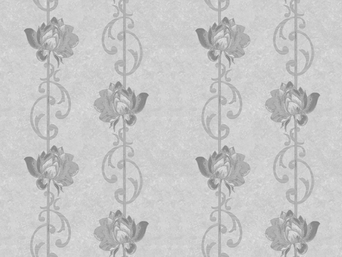  无缝现代欧式植物花纹图案墙纸壁纸壁布 