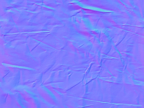  无缝褶皱布纹法线凹凸贴图 