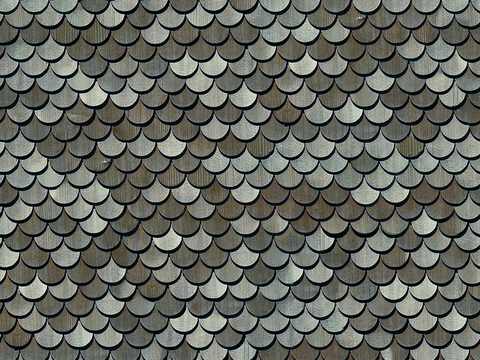  无缝做旧别墅建筑屋顶防腐木瓦片 