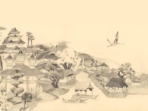  墙画 壁画 装饰画 