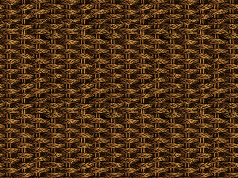  无缝棕色藤条藤编竹编编织材质 