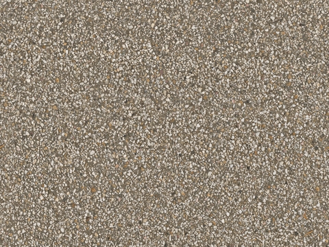  混水泥碎石地面 