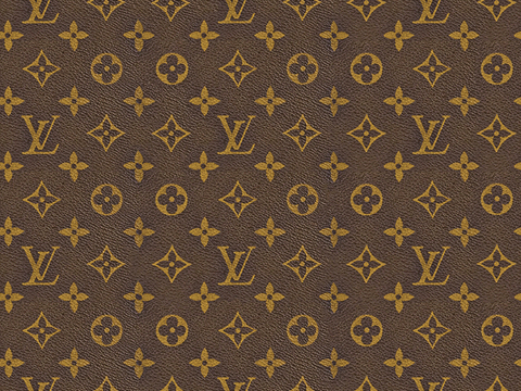  无缝棕褐色印花压花图案细纹皮革 