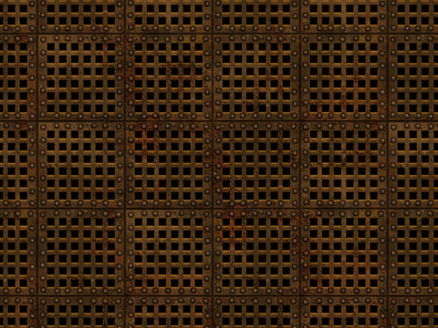  无缝棕色镂空金属网格编织 