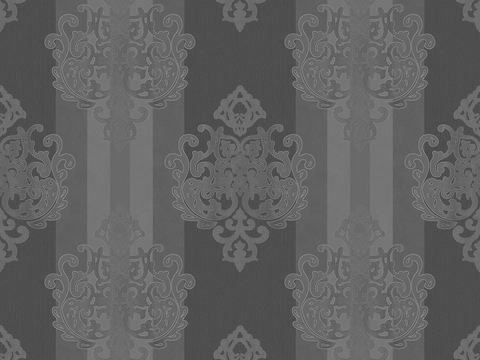  无缝现代欧式古典花纹图案墙纸壁纸壁布 