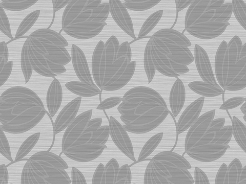  无缝现代欧式植物花纹图案墙纸壁纸壁布 