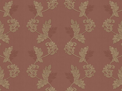  无缝现代欧式植物花纹图案墙纸壁纸壁布 